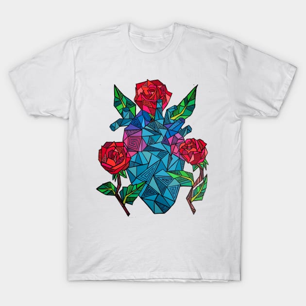 Geometric Art T-Shirt by Art by Rory 